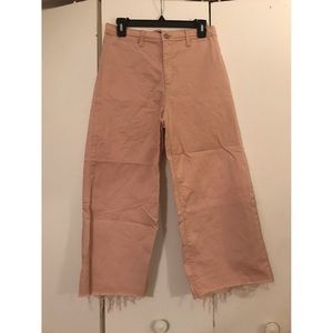 BDG pink wide leg pants
